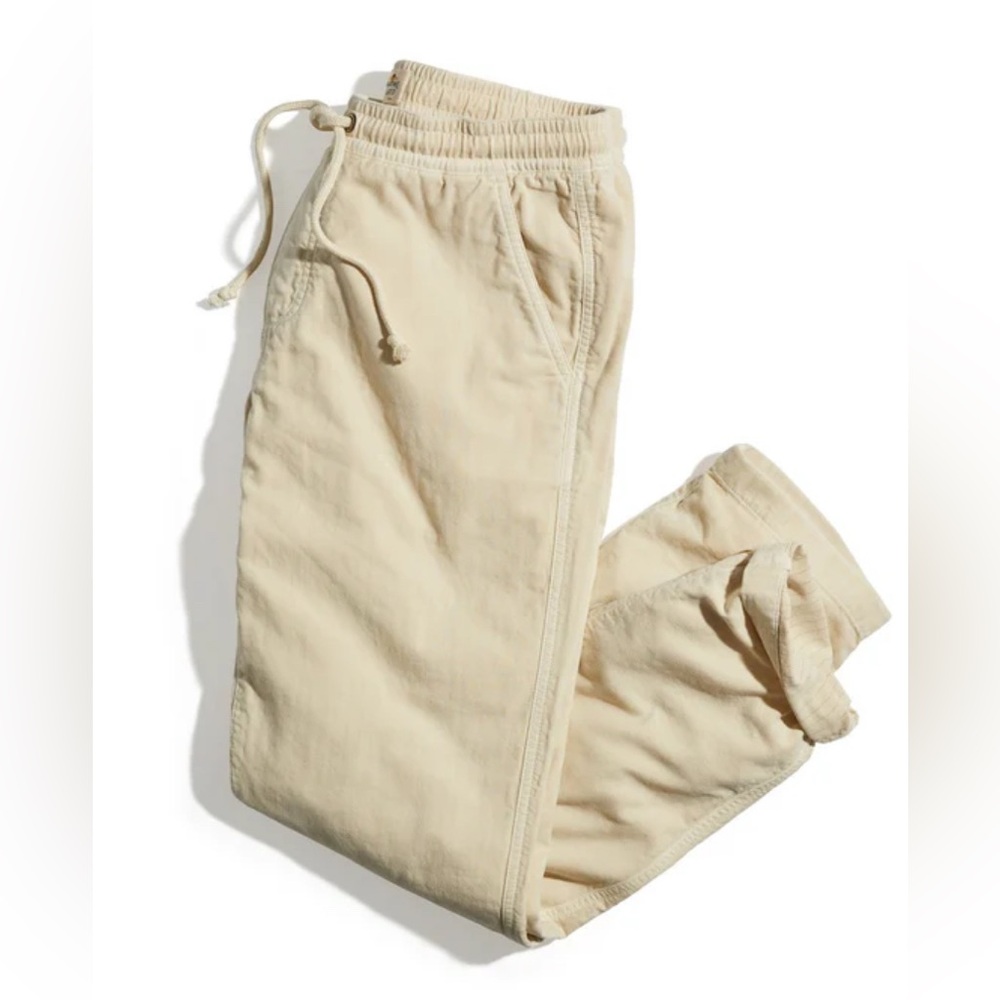 MARINE LAYER • Saturday Beach Men’s Pants • Sand Color • Size Medium